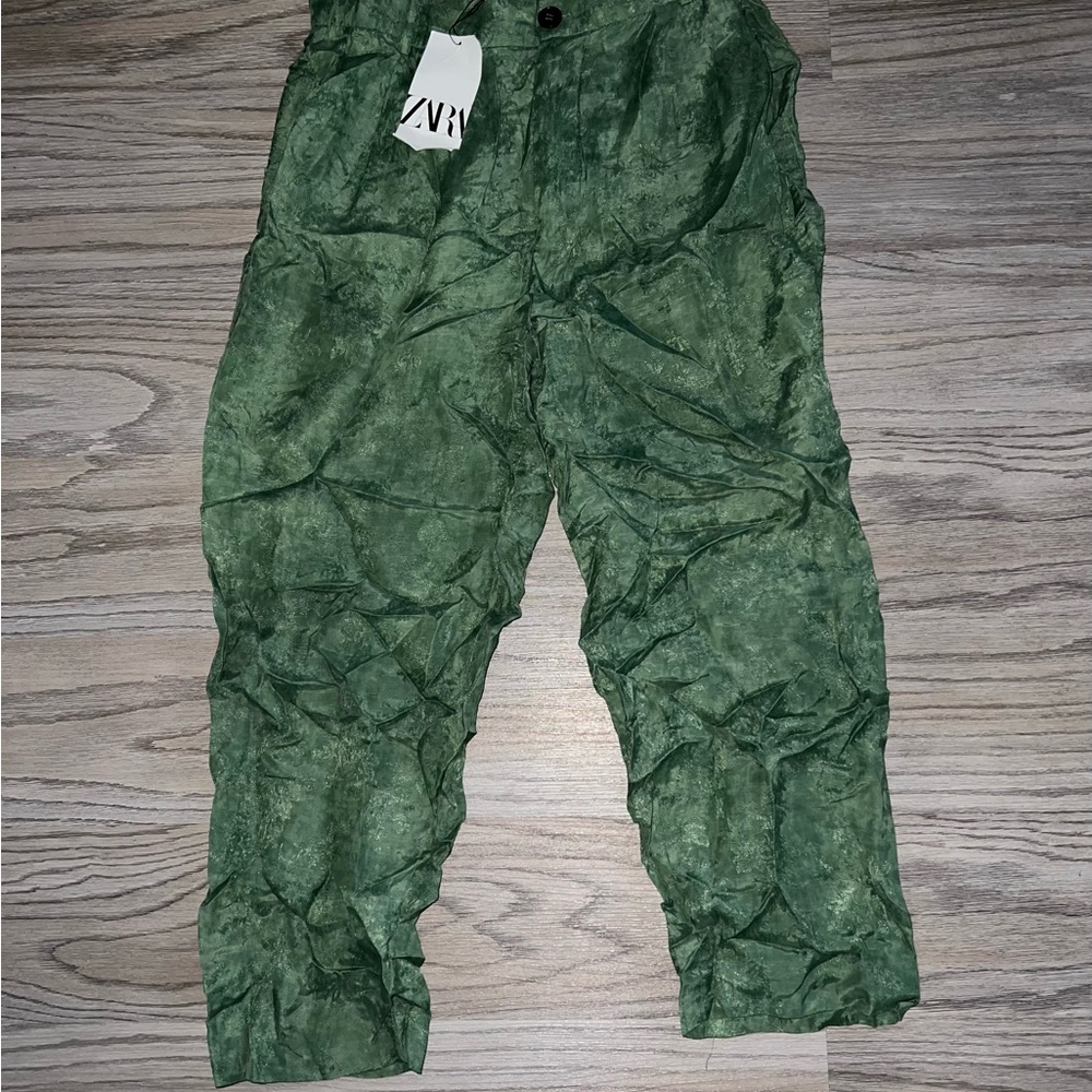 Zara Men's Olive Cargo Pants